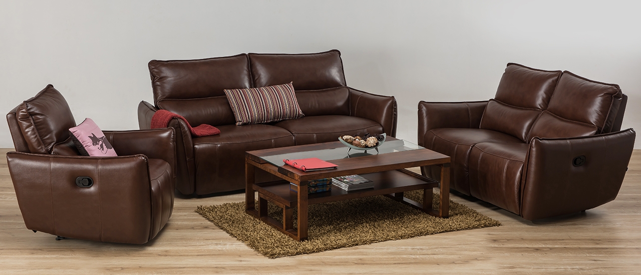 Leather Sofas That Add Warmth To Your, Living Room Leather Sofa Set